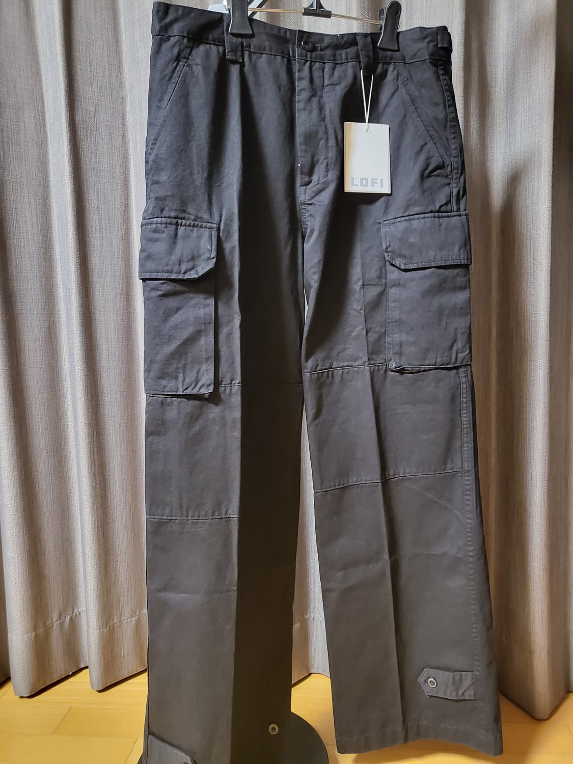 [XL] 로파이 월루스 M47 카고 팬츠 (블랙) 상품이미지1