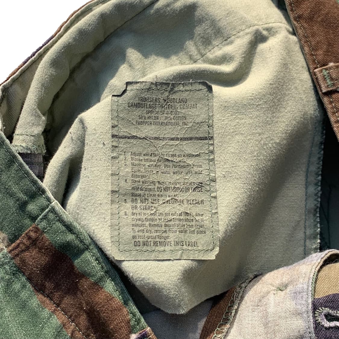 빈티지 90s propper BDU woodland pantsb 상품이미지3