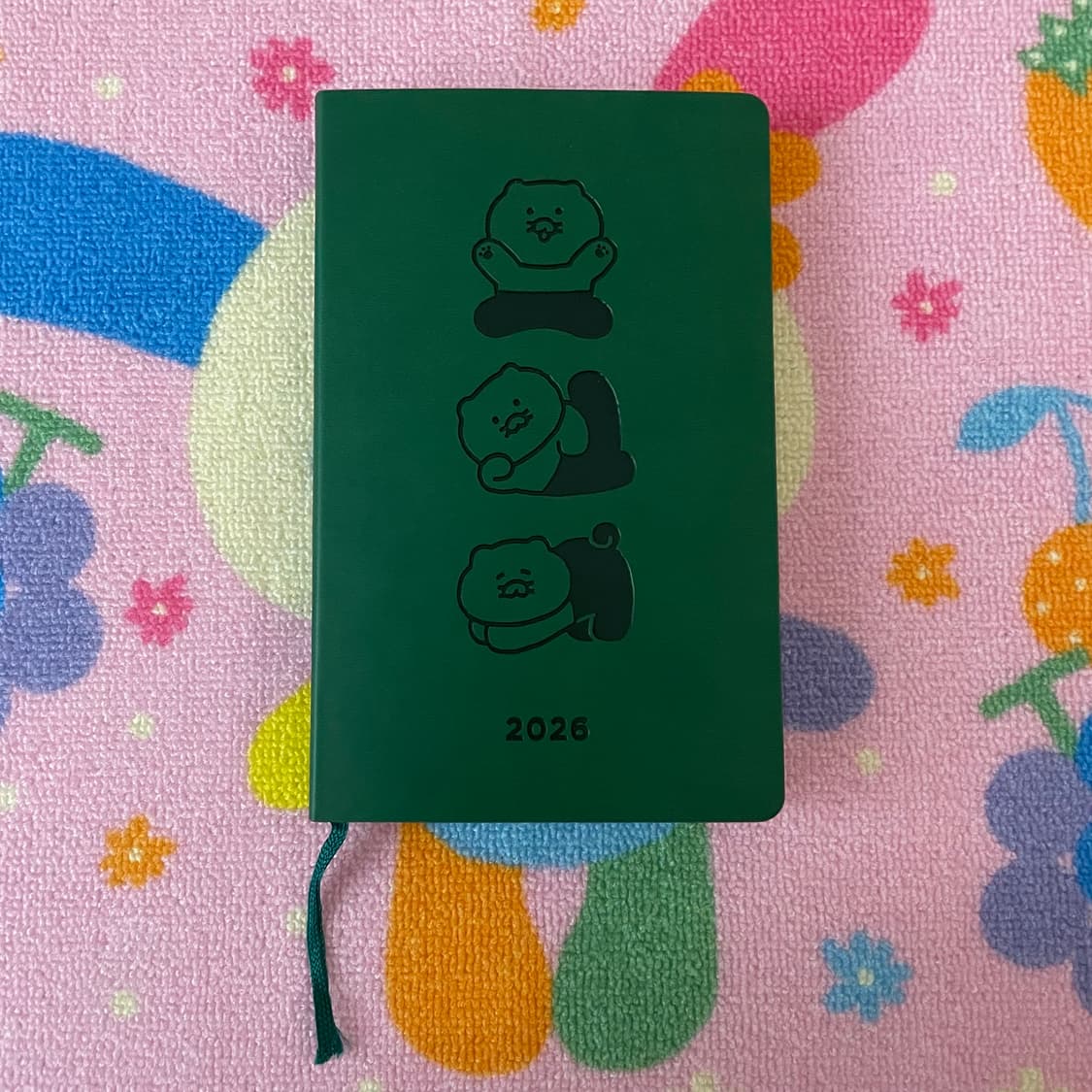 [새상품] 카카오프렌즈 2026 춘식이 다이어리 그린 상품이미지1
