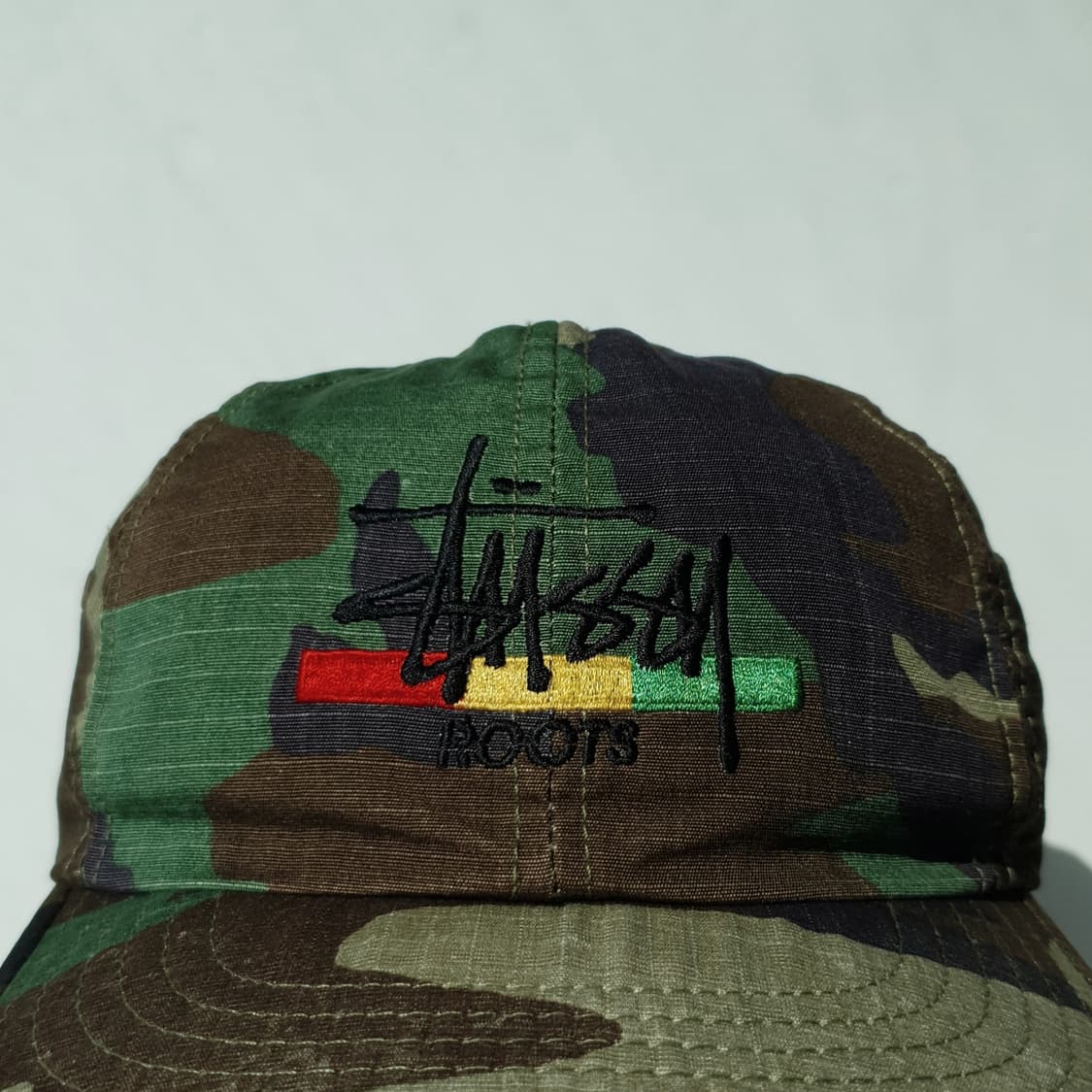 90s STUSSY rasta 6pannel cap 상품이미지2