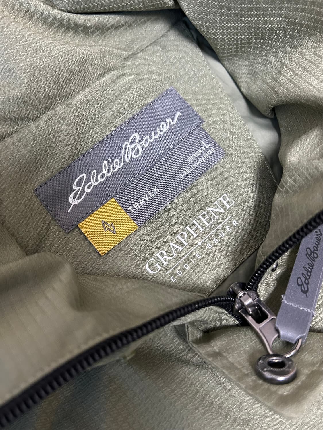 에디 바우어 카키 트라벡스 바람막이 자켓 상품이미지5