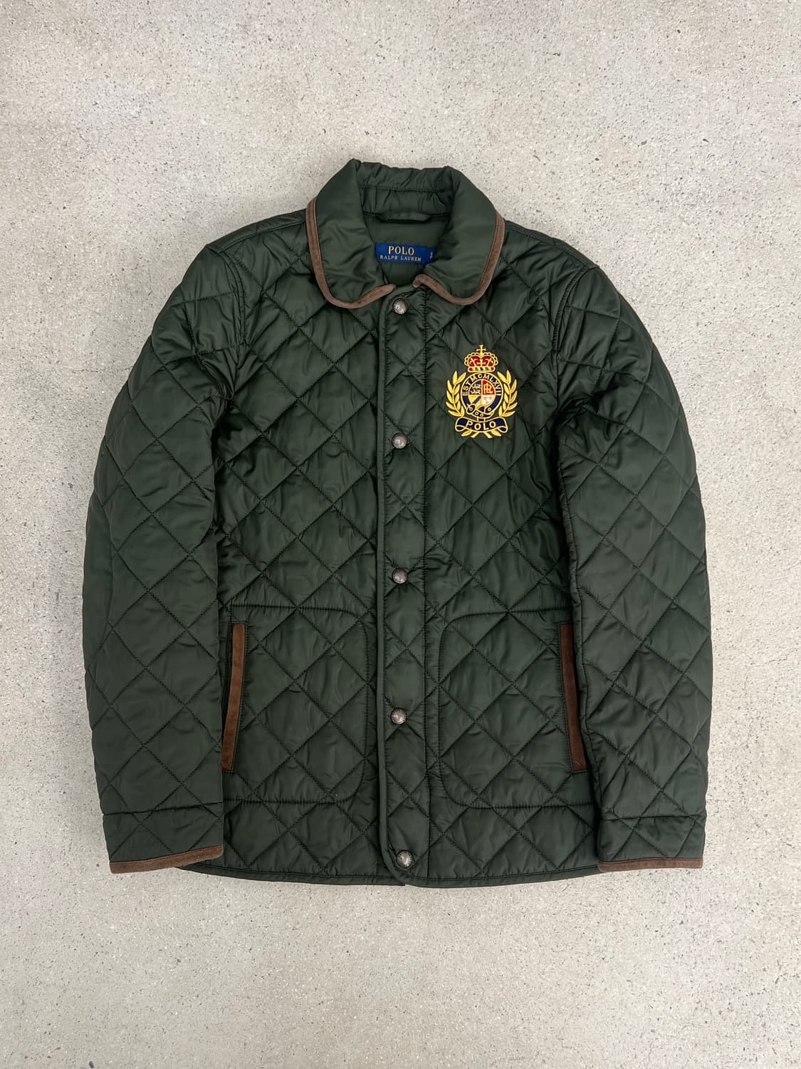 폴로 랄프로렌 카키 퀼팅 자켓 상품이미지1