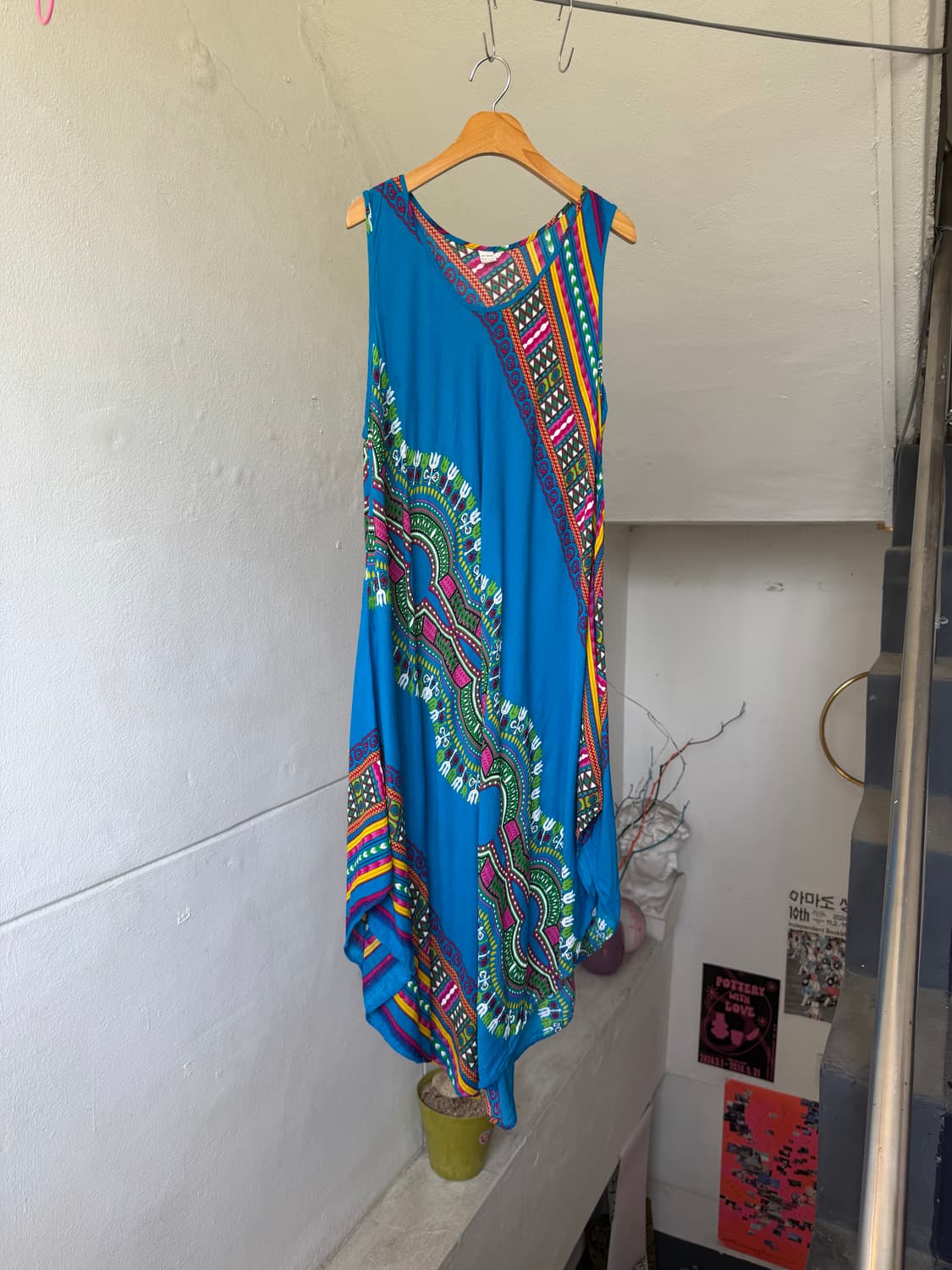 페어리 에스닉 패턴 롱 원피스 상품이미지1