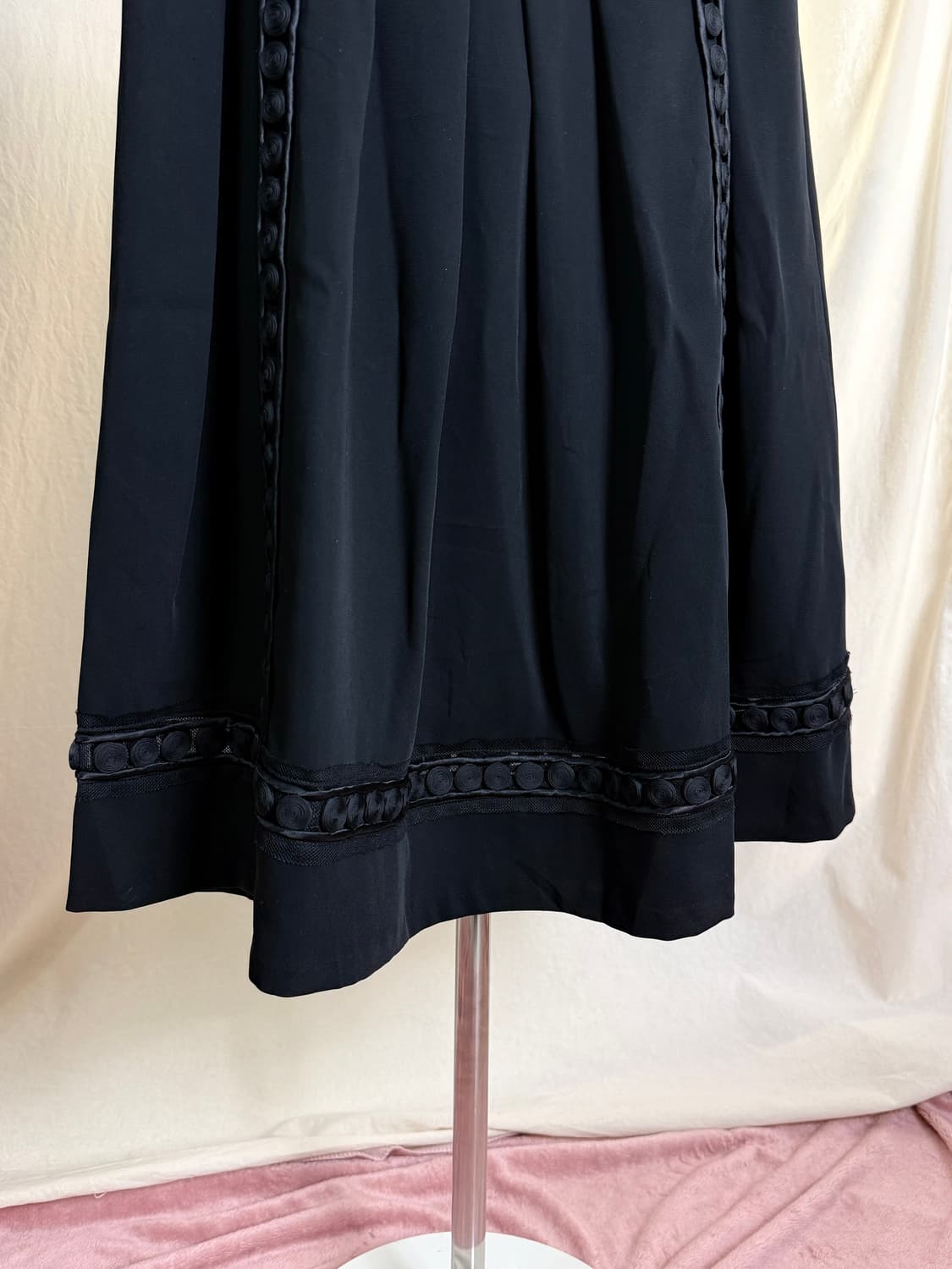 Hiroko Koshino 트리밍 롱스커트 상품이미지8