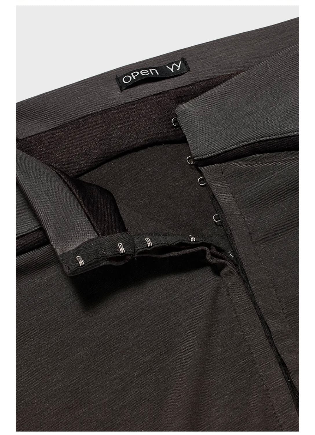 [오픈와이와이] CONTRAST TRIM TOP (CHARCOAL) 상품이미지3