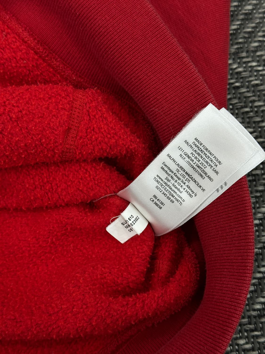 폴로 스펠로고 후드집업M 상품이미지6