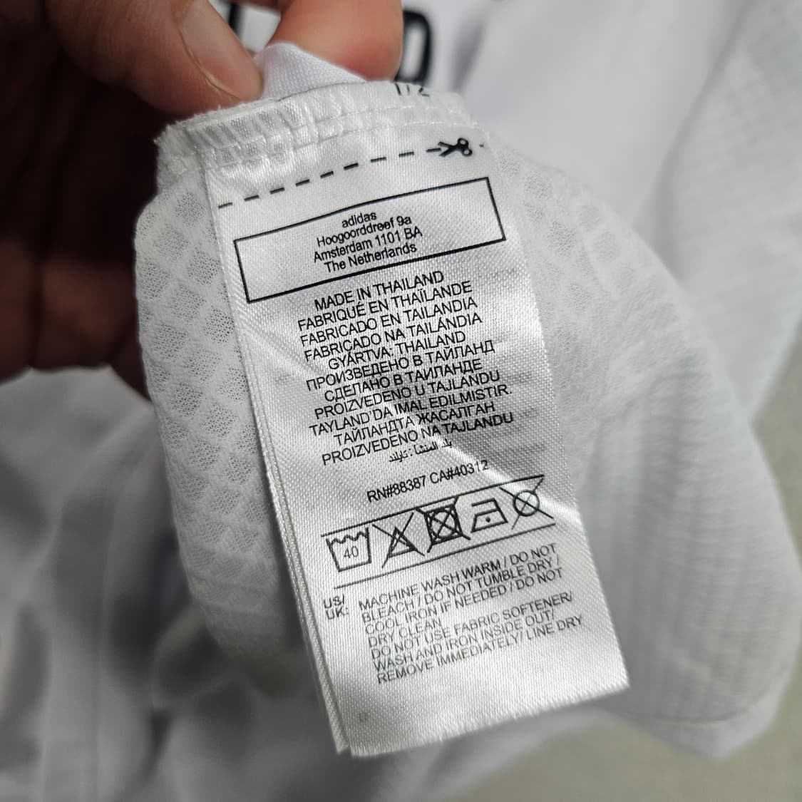 24-25 아디다스 레알 마드리드 홈 져지 반팔 XXL 상품이미지4