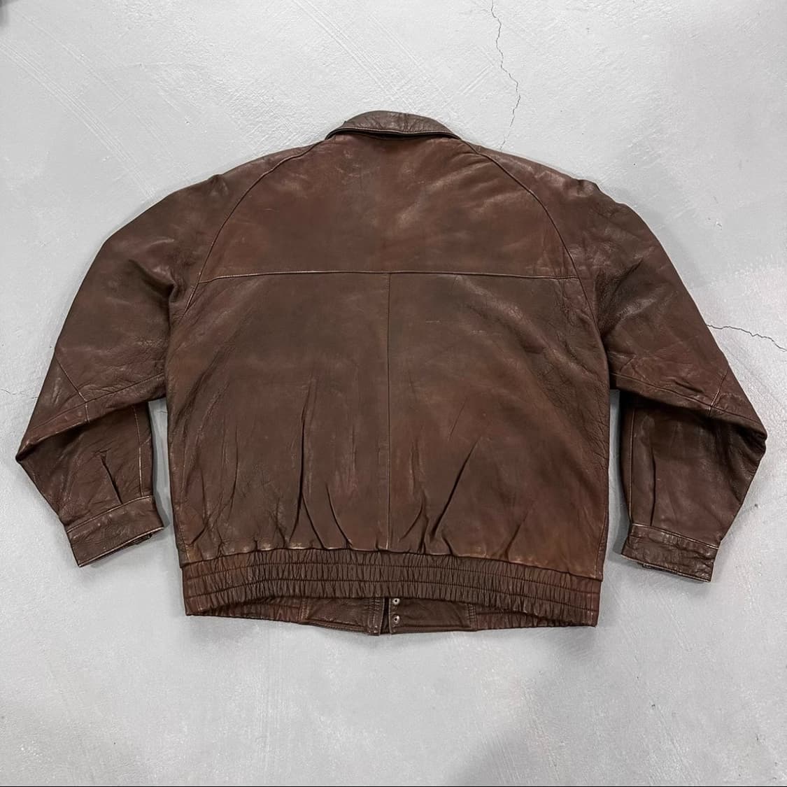 일본 빈티지 고트스킨(산양가죽) 플라이트 자켓 상품이미지3