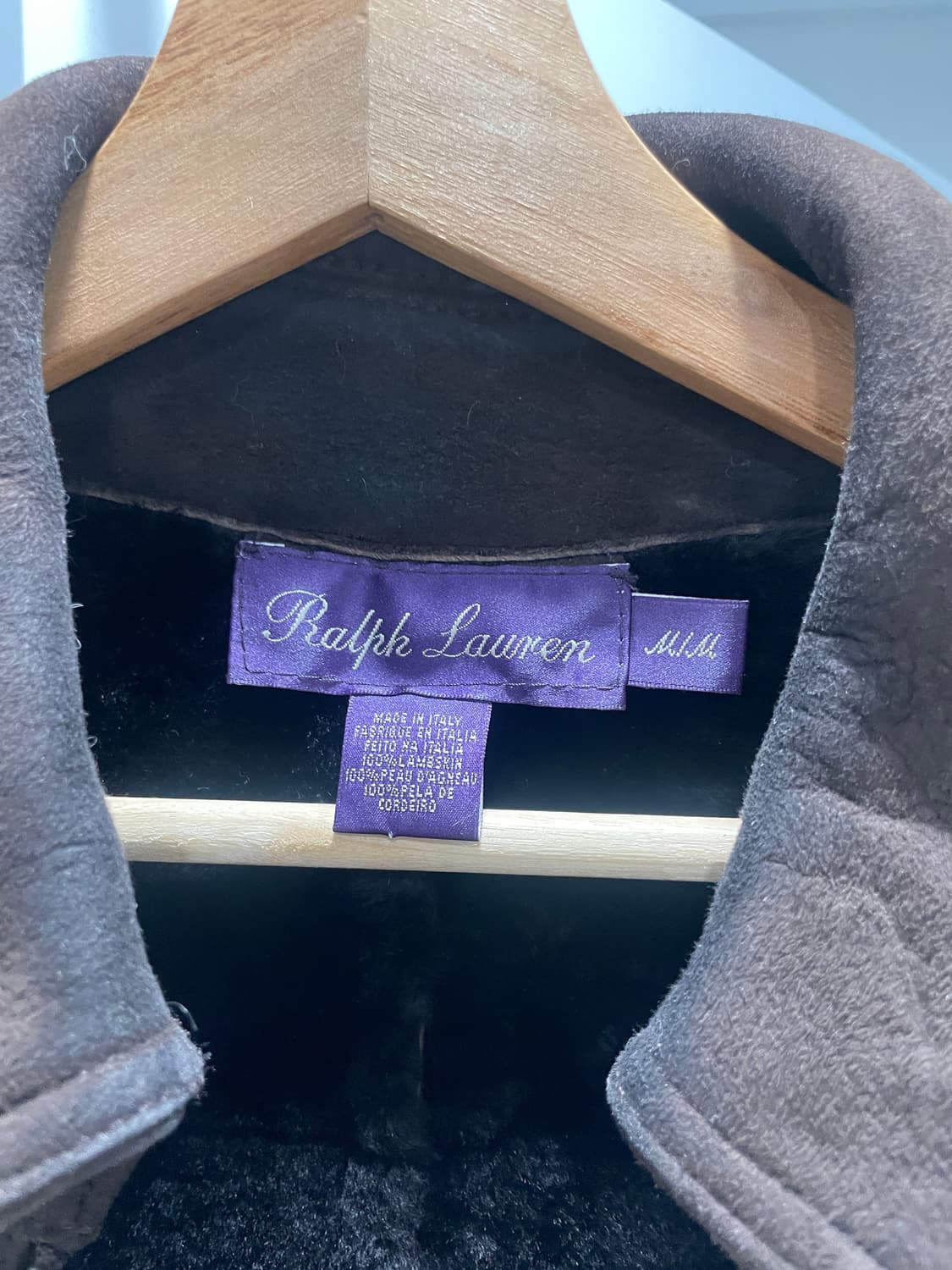 랄프로렌 퍼플라벨 무스탕 상품이미지7