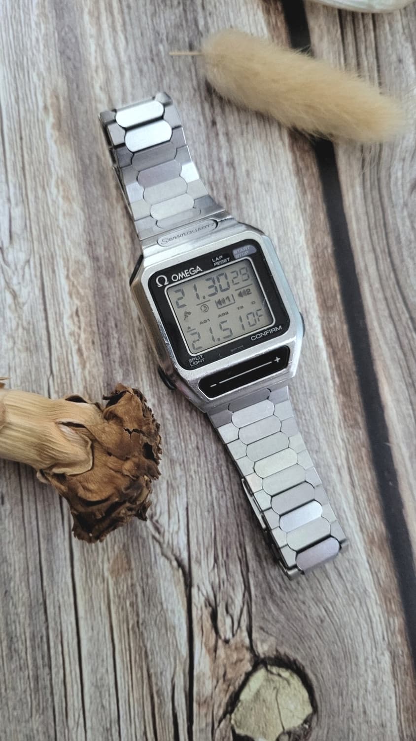 [특가상품]정품 오메가 센서쿼츠 빈티지 전자시계[터치패널] 상품이미지7