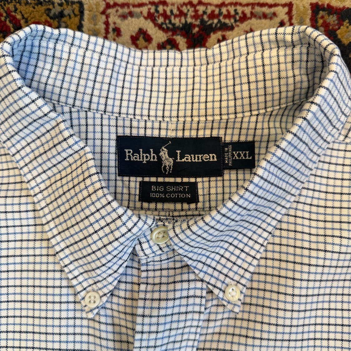 90s 폴로 랄프로렌 빅셔츠 옥스포드 셔츠 [ 115-120 ] 상품이미지3