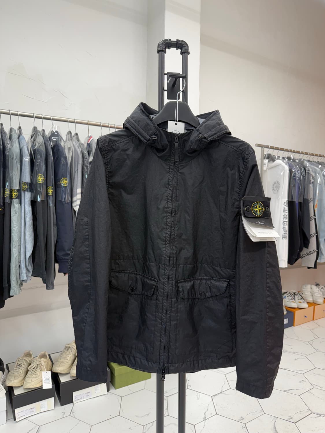 [M] 스톤아일랜드 멤브라나 3LTC 바람막이 상품이미지1