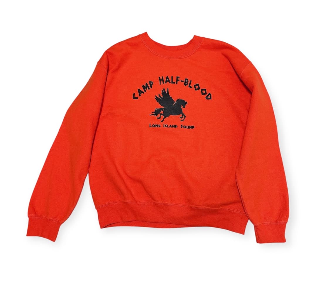 색감 예쁜 빈티지 오렌지 맨투맨 남여공용 상품이미지2