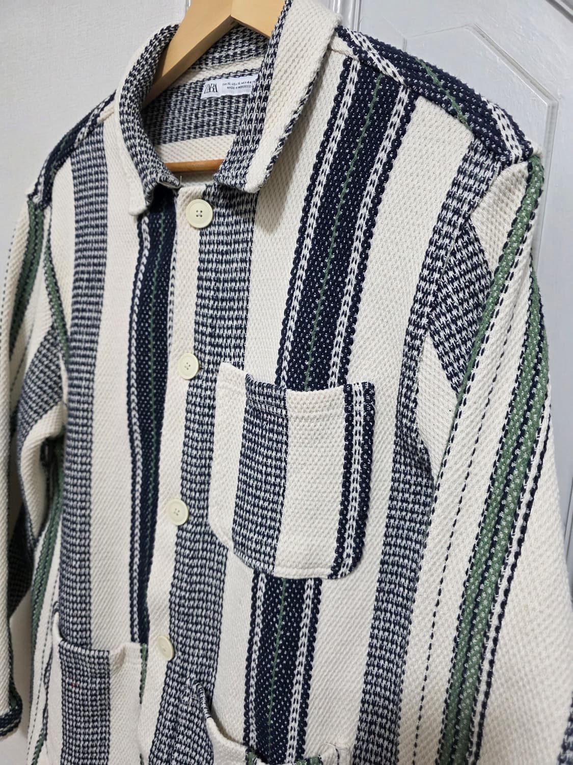 자라 자카드 셔츠 자켓 상품이미지4