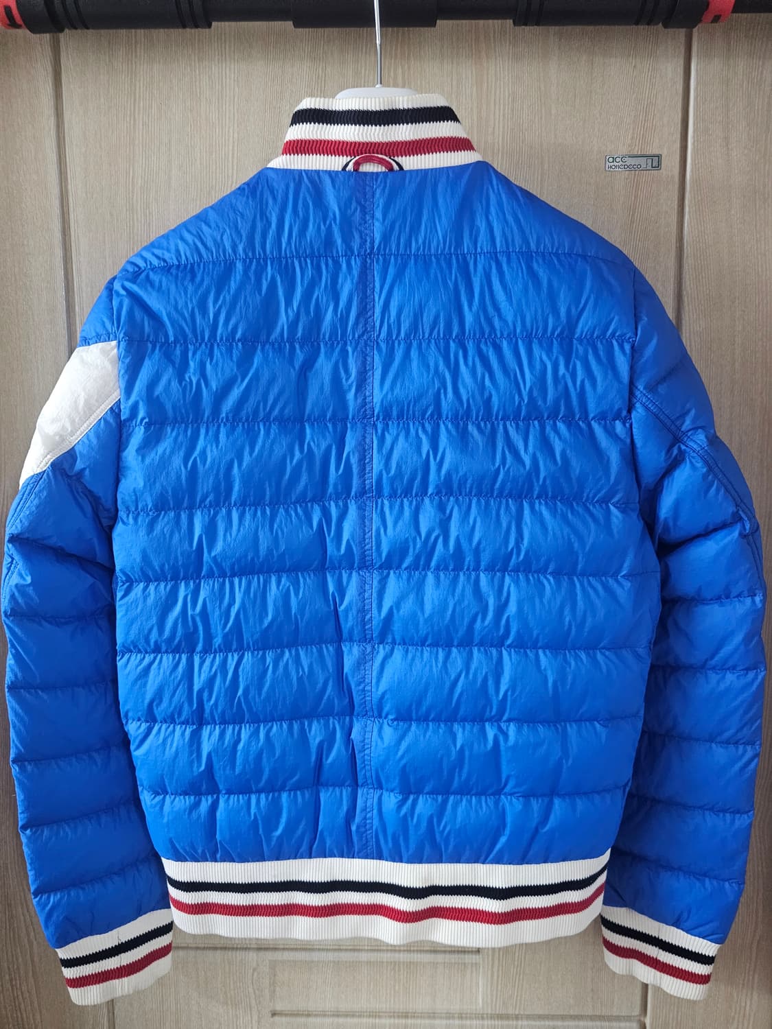 몽클레어 감마블루 사선 봄버 패딩(2/100/오케이몰정품) 상품이미지5