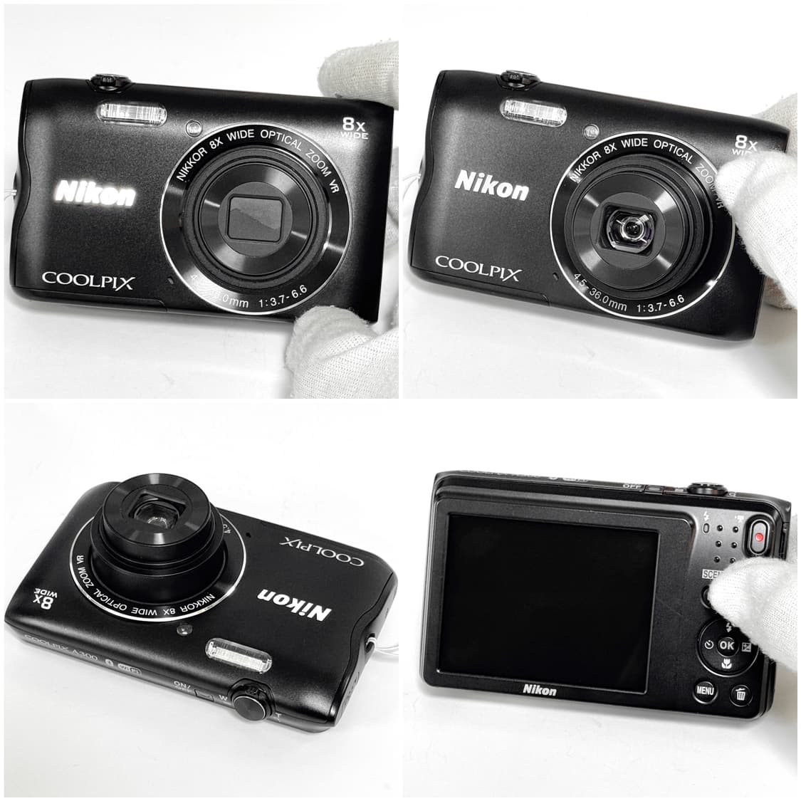 니콘 쿨픽스 A300 (S3700) 블랙 빈티지디카 상품이미지3
