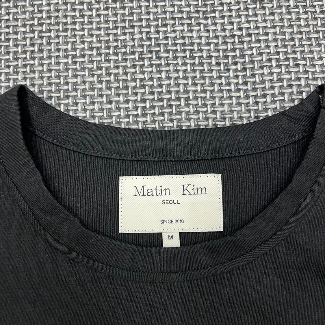 마뗑킴 블랙 로고 반팔 상품이미지2