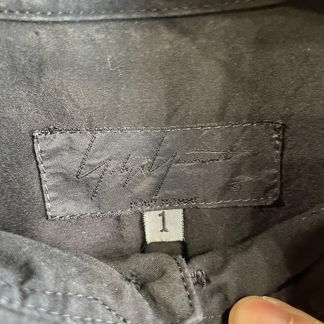 19ss 요지 야마모토 뿌르 옴므 롱 셔츠 상품이미지8