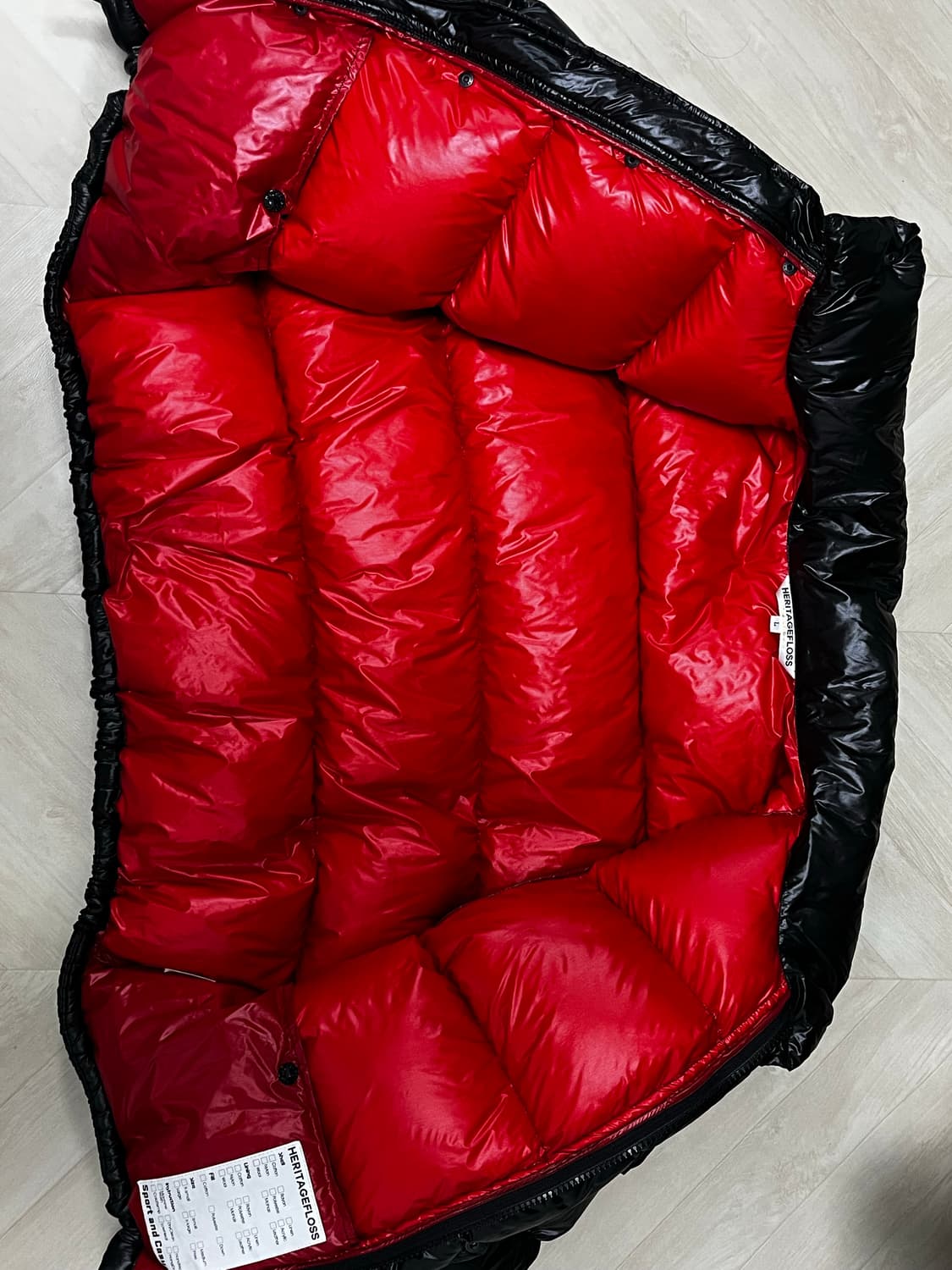 21fw 헤리티지플로스 패딩 상품이미지2