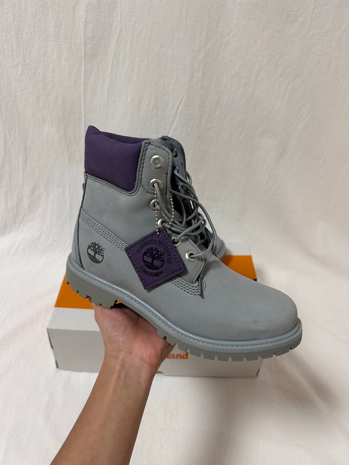 팀버랜드 프리미엄 부츠 라이트 그레이 240mm 상품이미지3