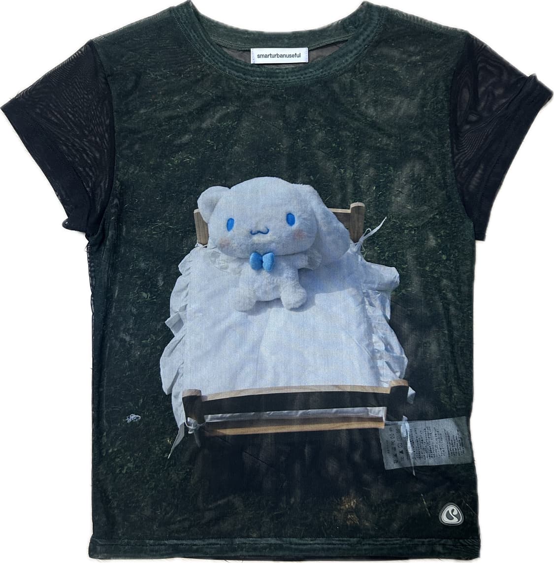 스마트어반유즈풀 산리오 콜라보 시나모롤 시스루 티셔츠 상품이미지1