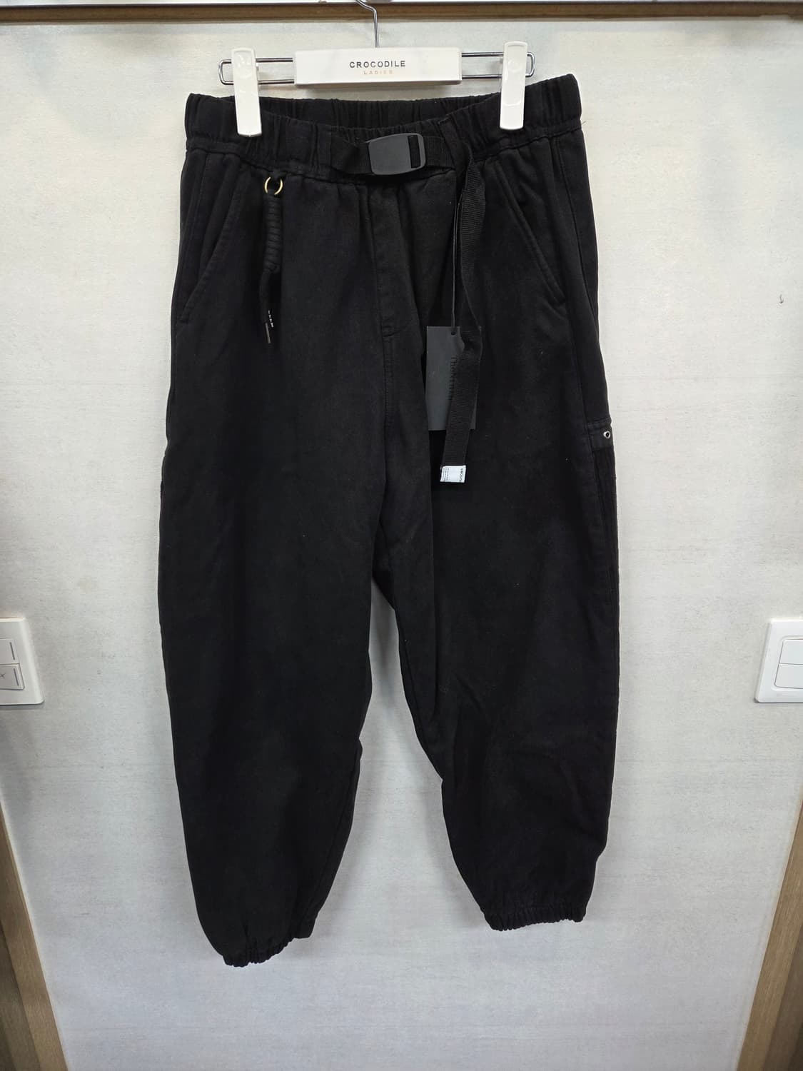 빈티지 벨티드 안감플리스 헤비코튼 코듀로이 조거팬츠 L 상품이미지1