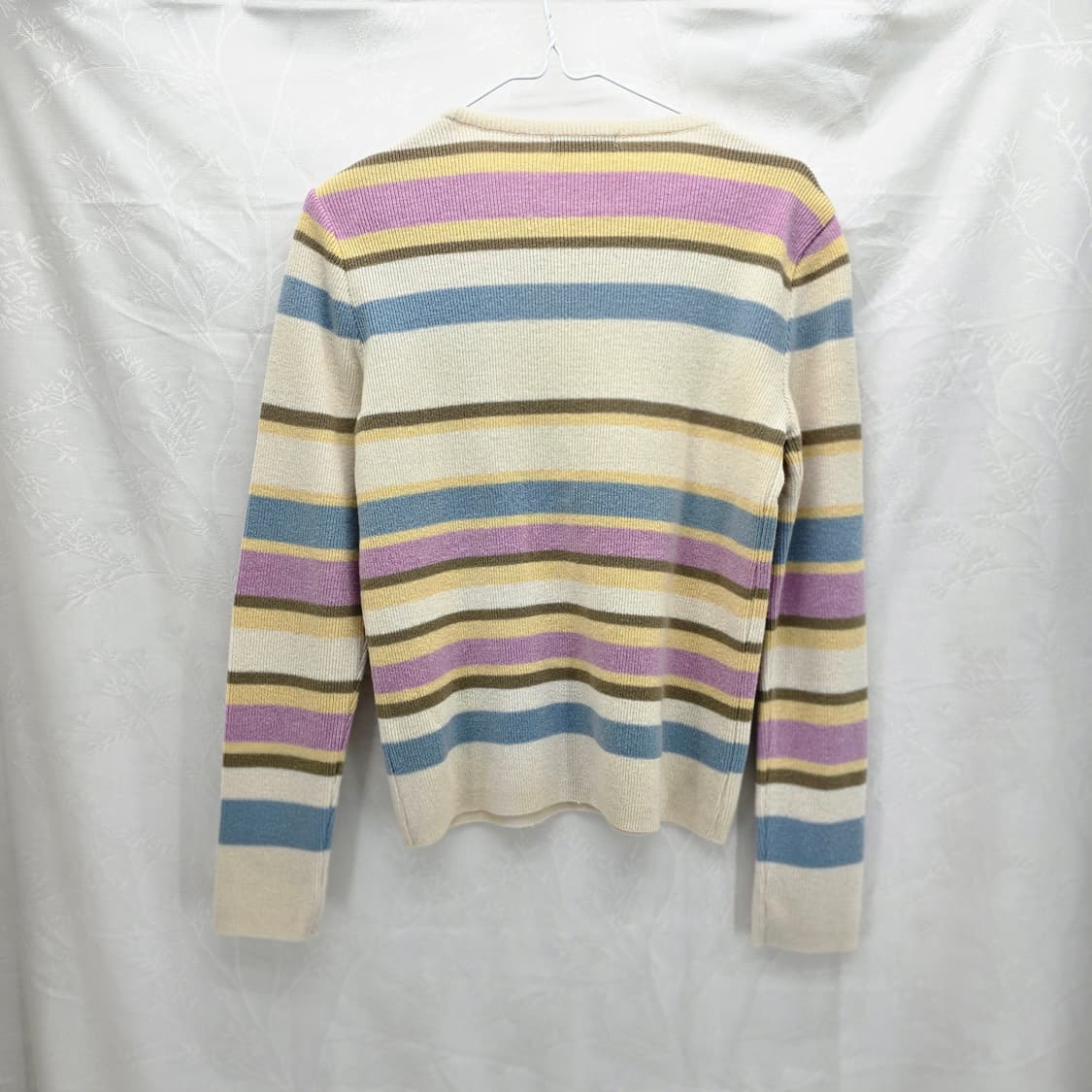 빈폴 여성 스트라이프 긴팔 모 니트 상품이미지5