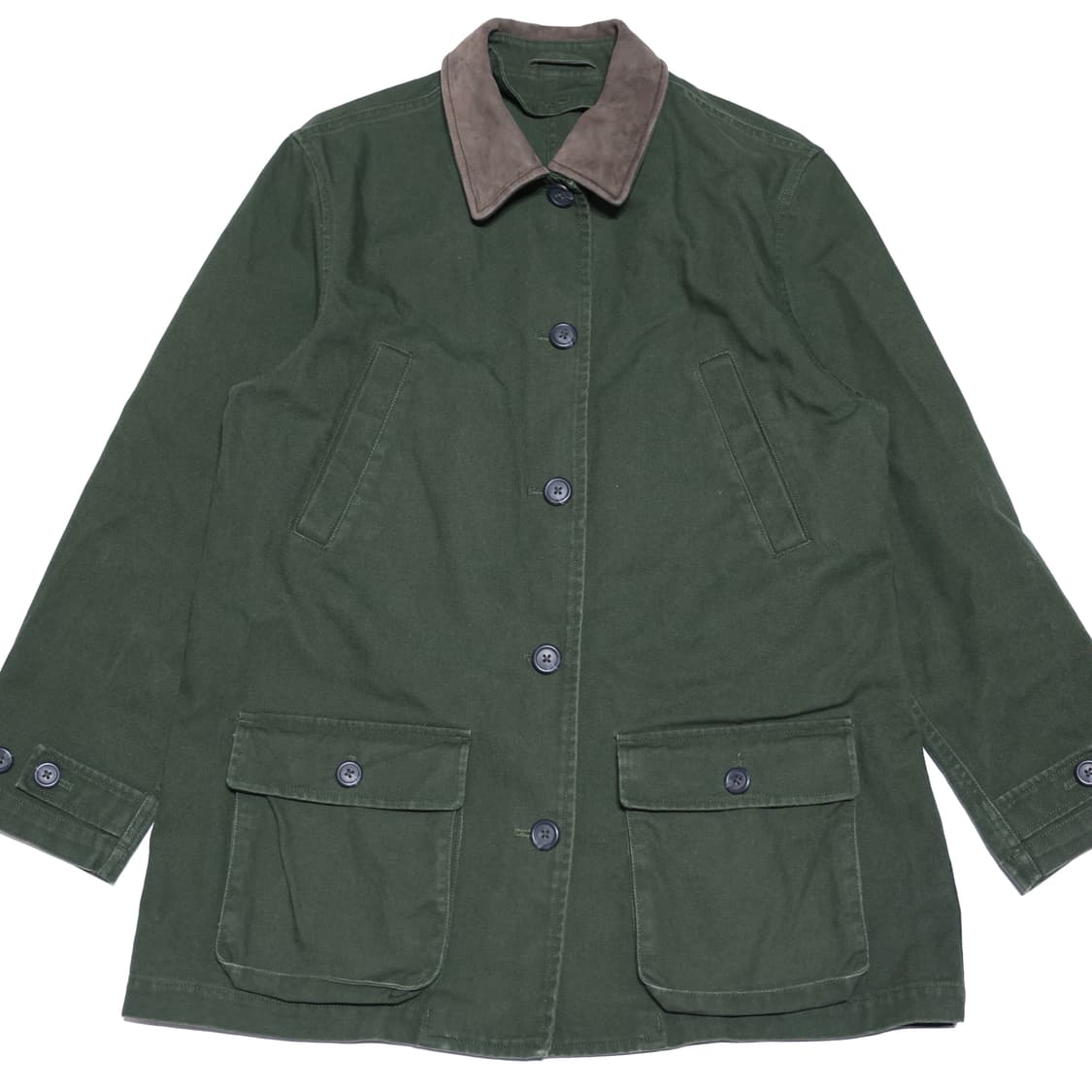 Lands End Leather Collar Barn Coat 상품이미지1