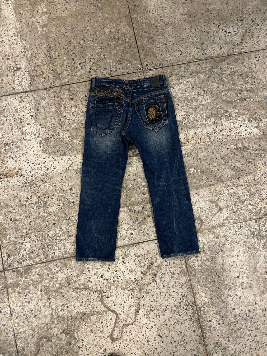 M) 레드페퍼 워싱 데님 팬츠 P103 상품이미지4