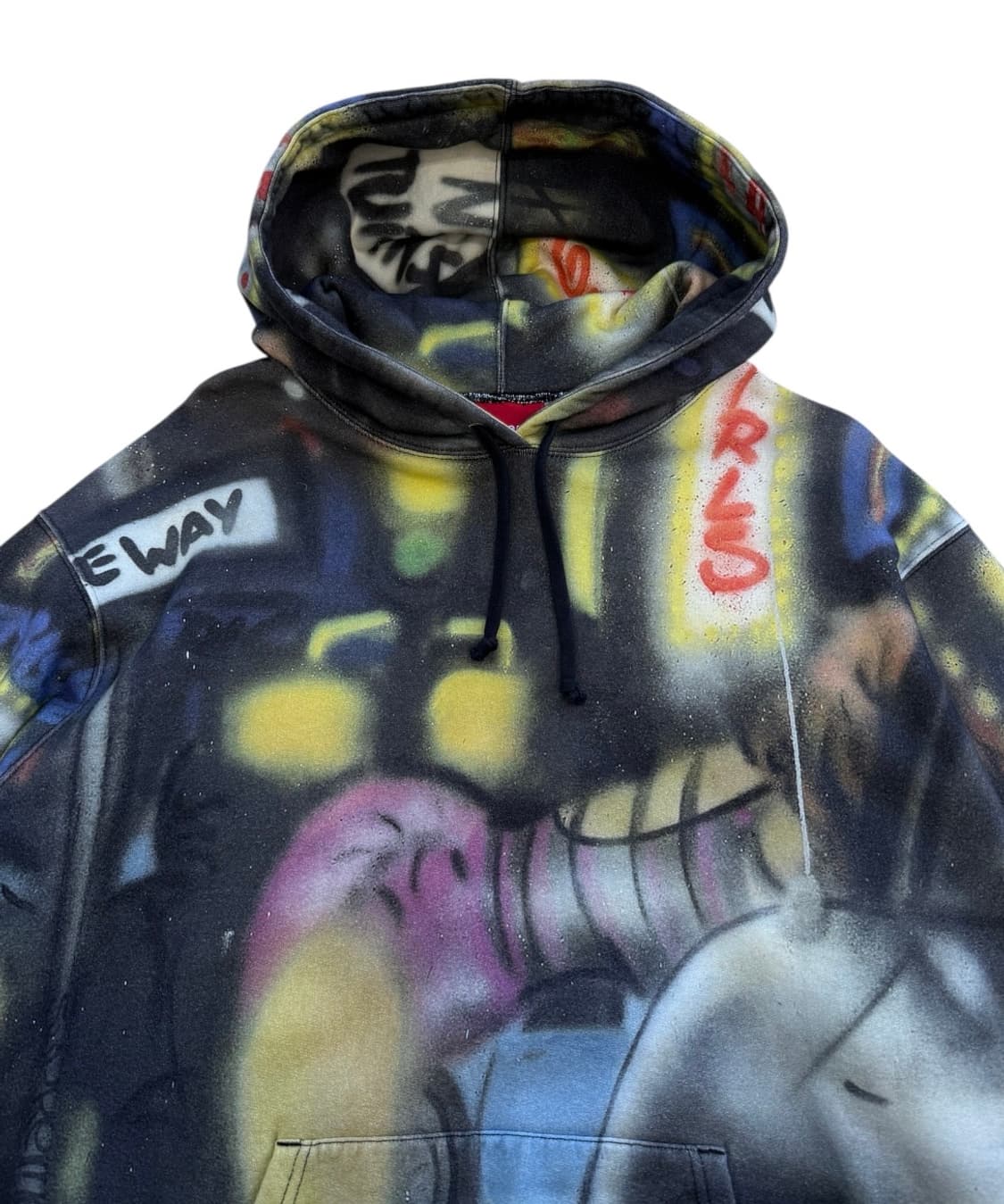 슈프림 레이디 핑크 프린팅 후디 상품이미지5