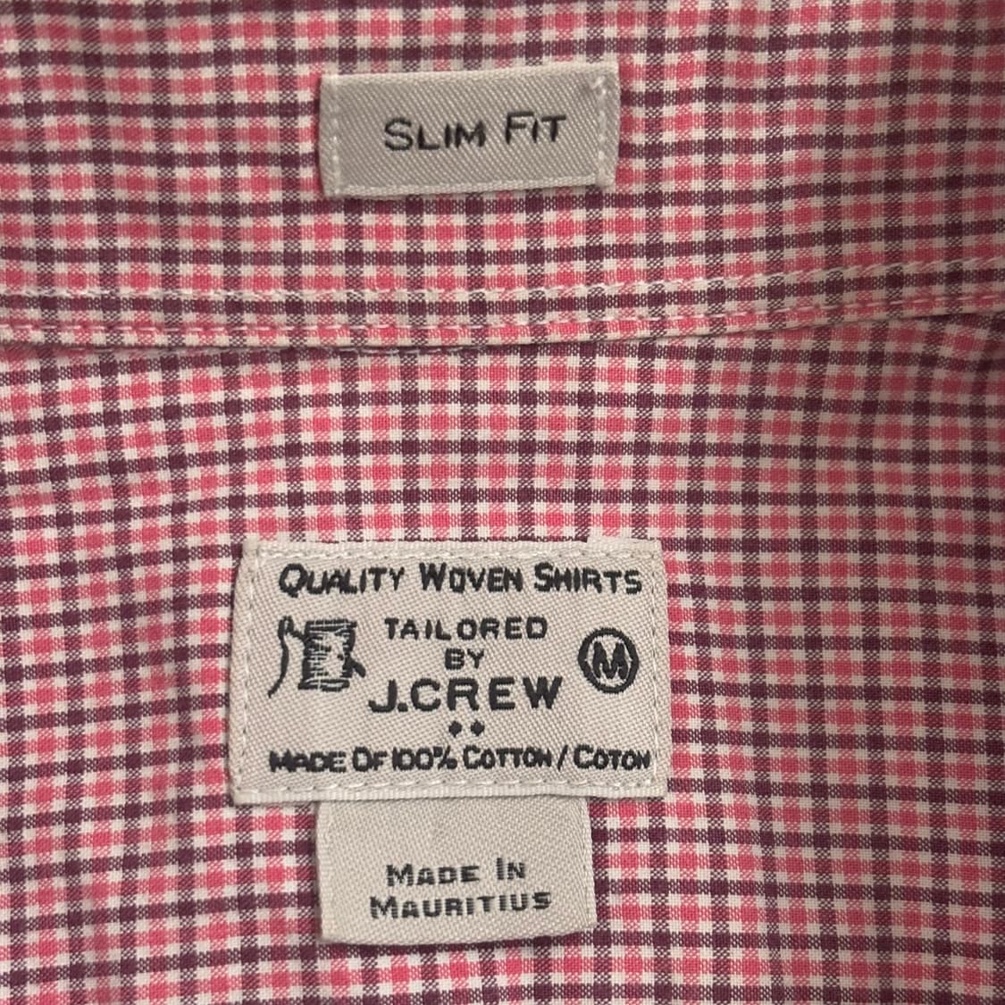 JCREW 제이크루 체크 셔츠 남방 M 슬림 수입 정품 기본 디테일 상품이미지3