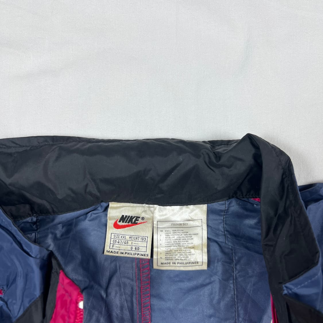90‘s 나이키 nike 스우시 저스트두잇 풀오버 바람막이 자켓 상품이미지7