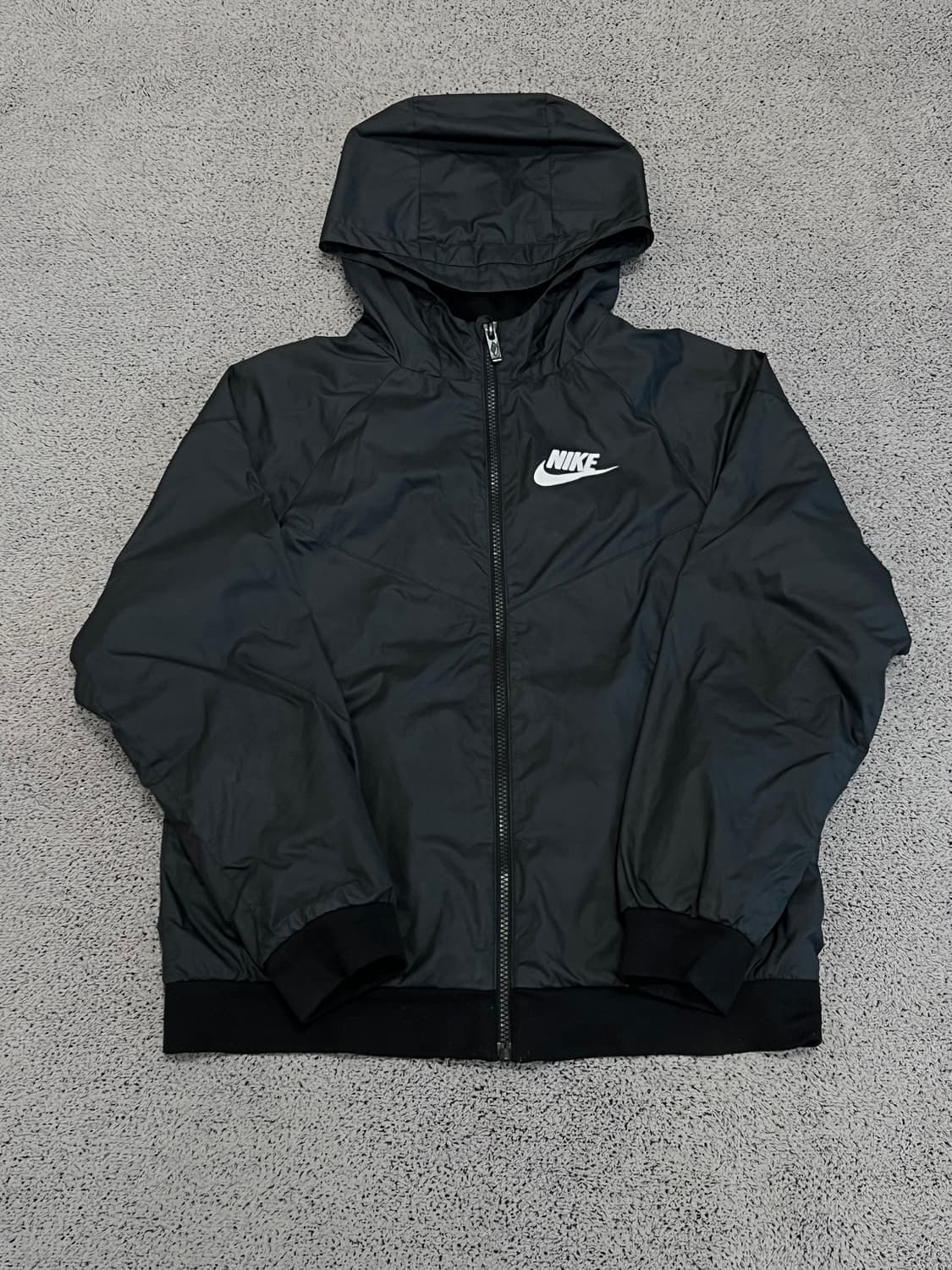 (L) 나이키 키즈 퓨추라 우븐 바람막이 블랙 상품이미지1