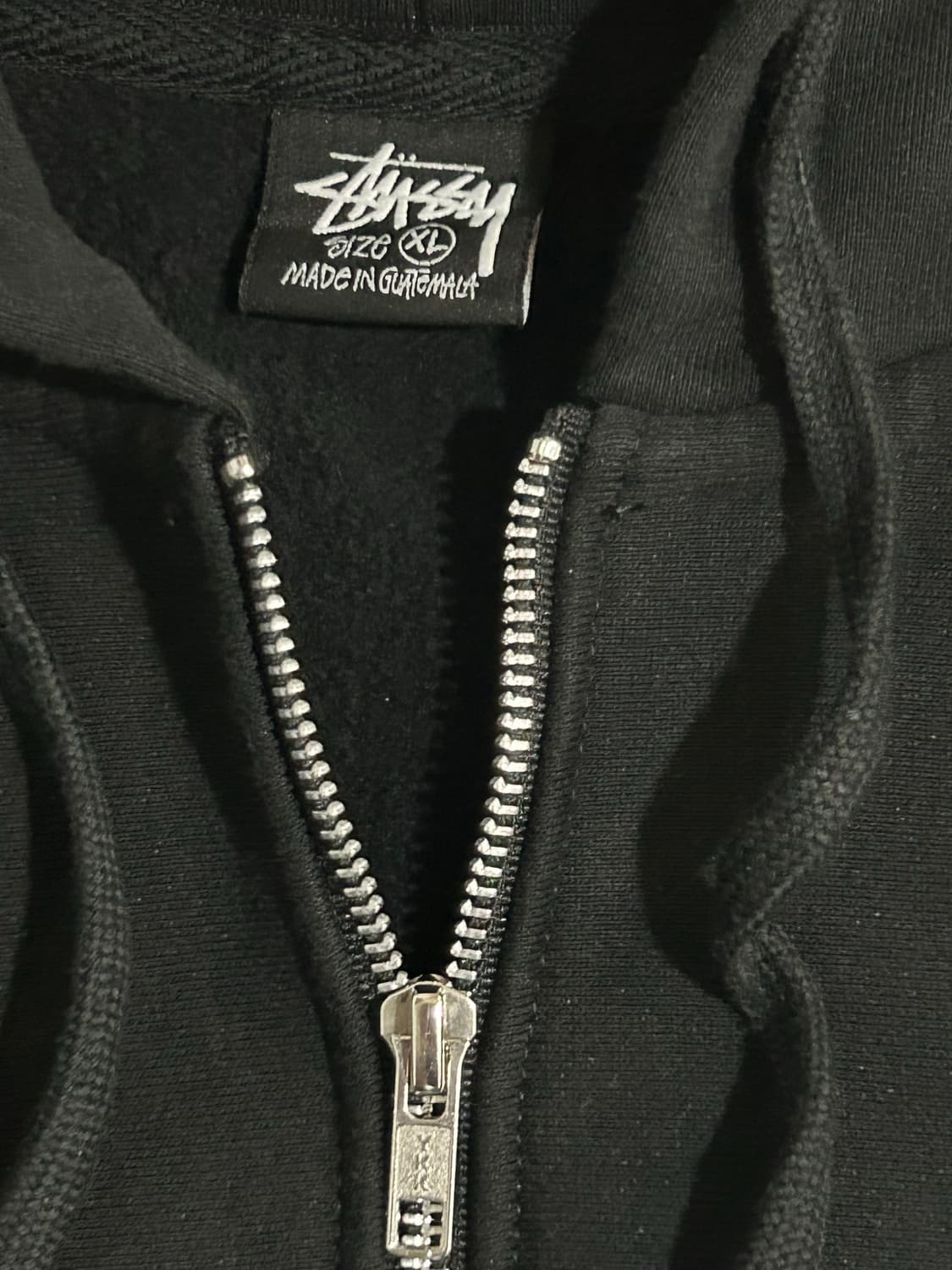 스투시 본앤레이즈드 후드집업XL블랙 상품이미지2