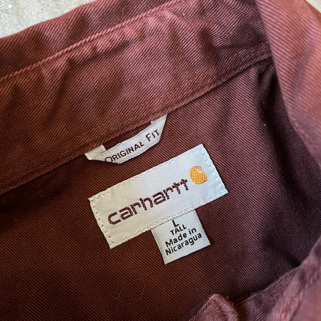 칼하트 정품 오리지널 해비 코튼 긴팔 셔츠 상품이미지6