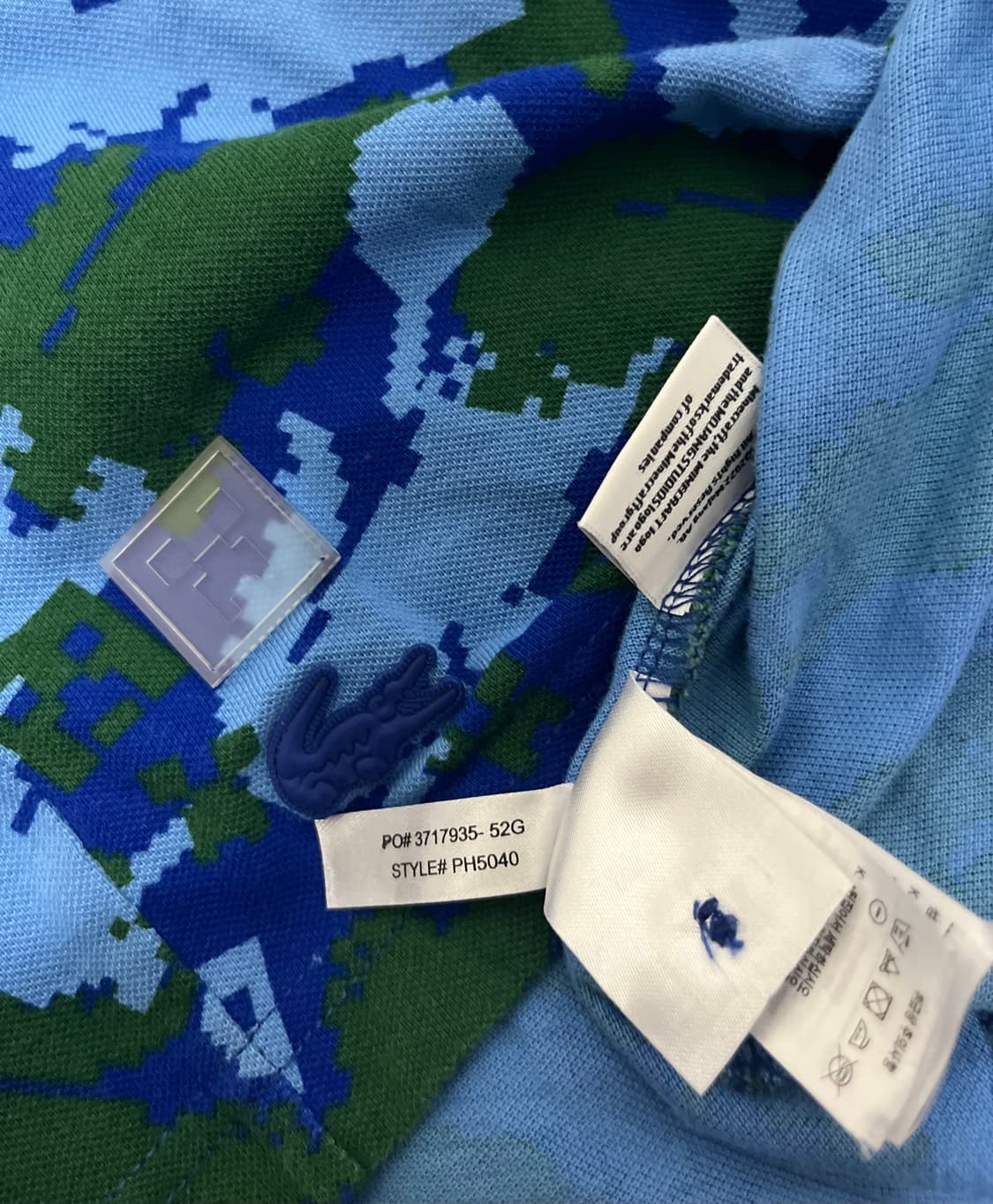 라코스테 X 마인크래프트 폴로티 100 상품이미지4