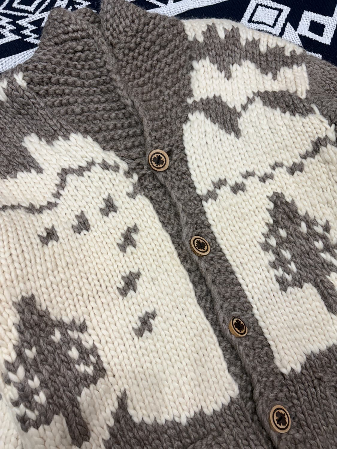 Cowichan (canadian sweater) L 북극곰 코위찬 상품이미지4