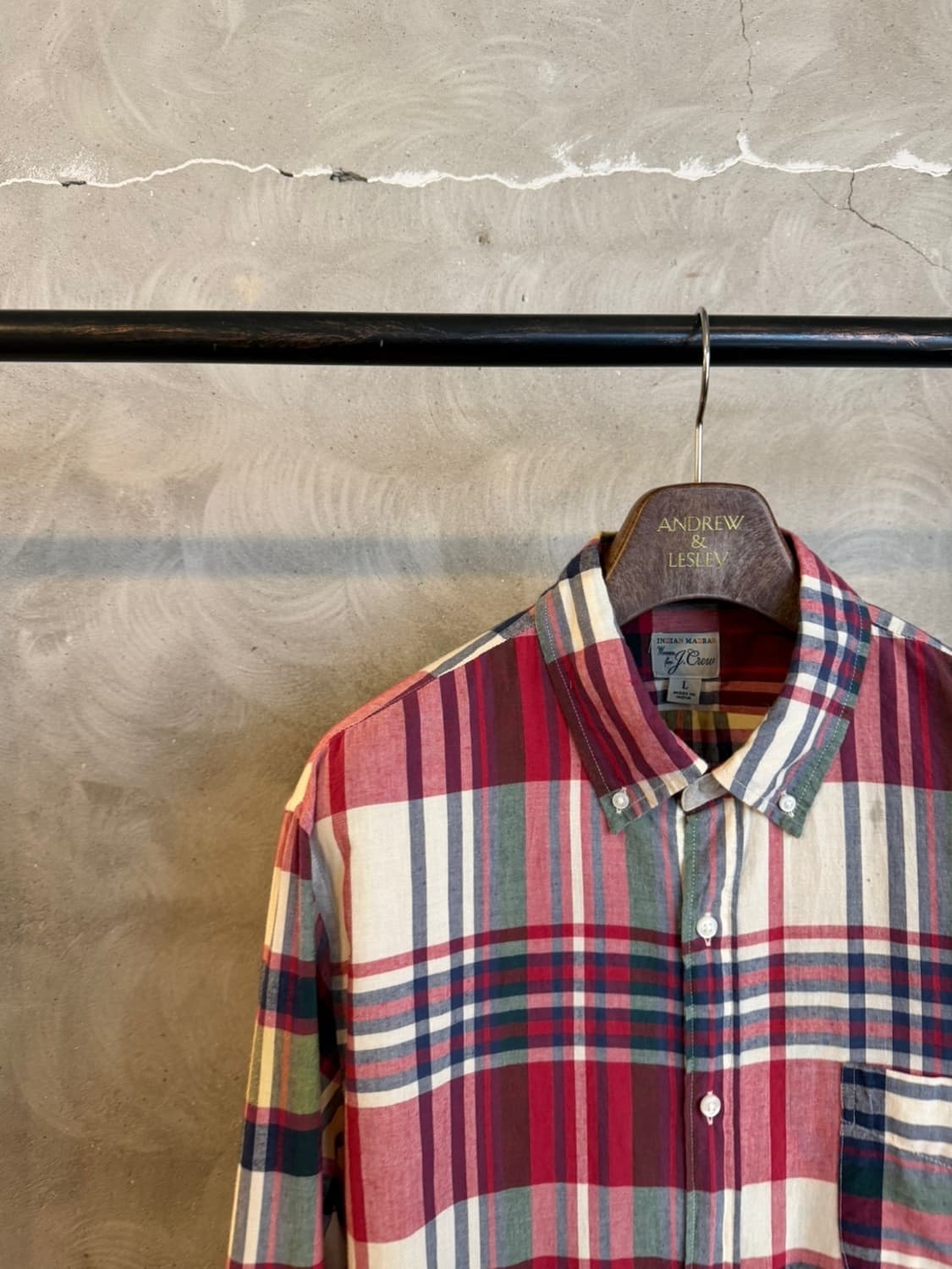 제이크루 마드라스 셔츠 105 상품이미지5