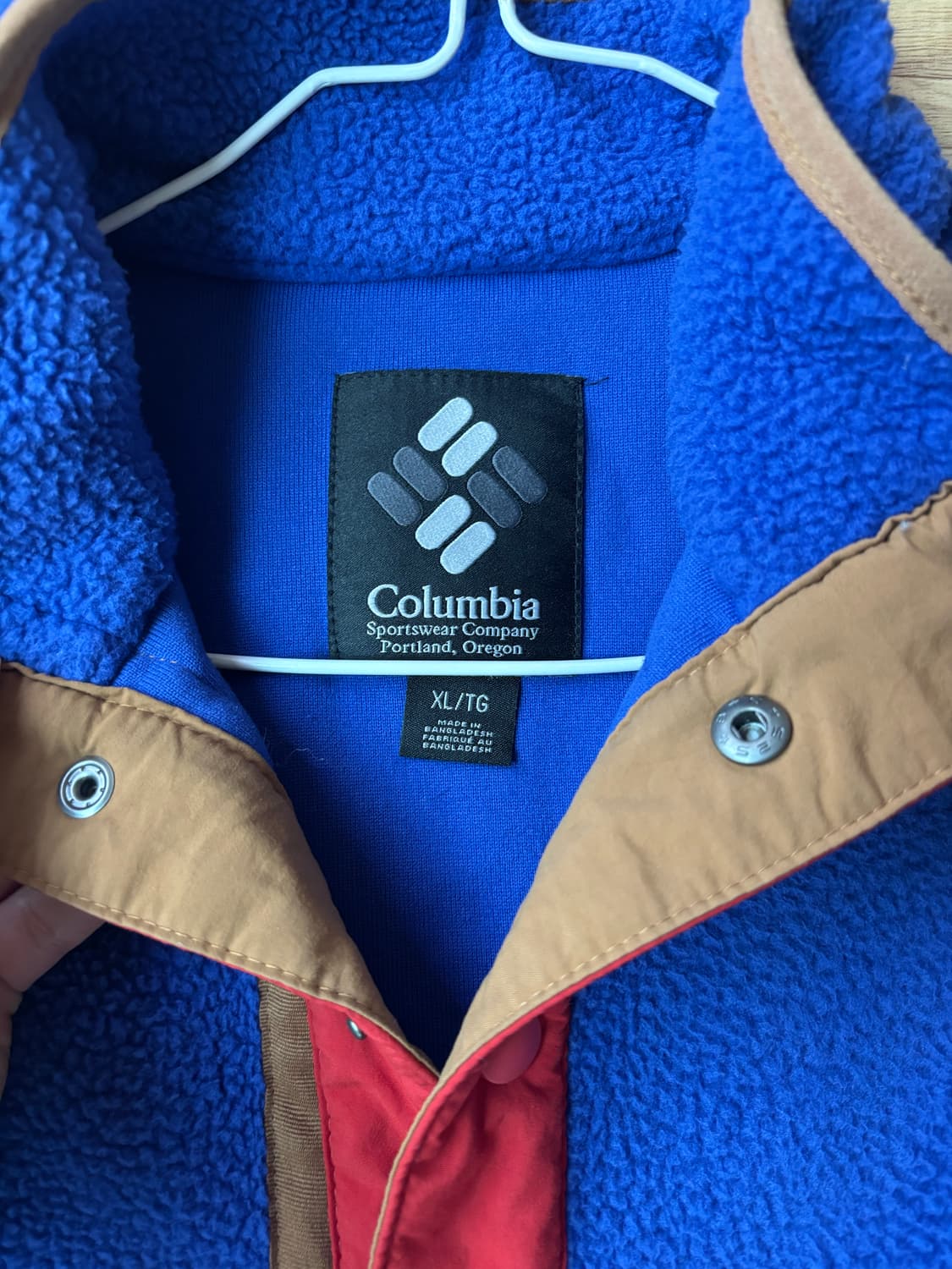 컬럼비아 헤비 플리스 스냅티 (Royal Blue/XL) 상품이미지2