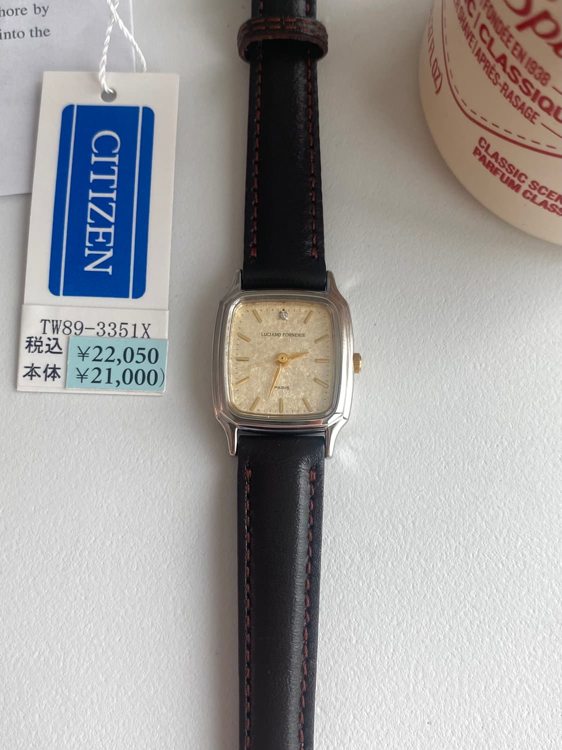 LUCIANO FORNERIS 루치아노 포르네리스 샴페인 골드 스퀘어쿼츠 상품이미지3