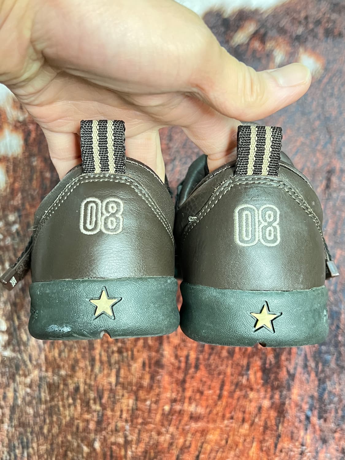 컨버스 빈티지 브라운 발레코어 슈즈 240~250 (양발 사이즈 다름) 상품이미지5