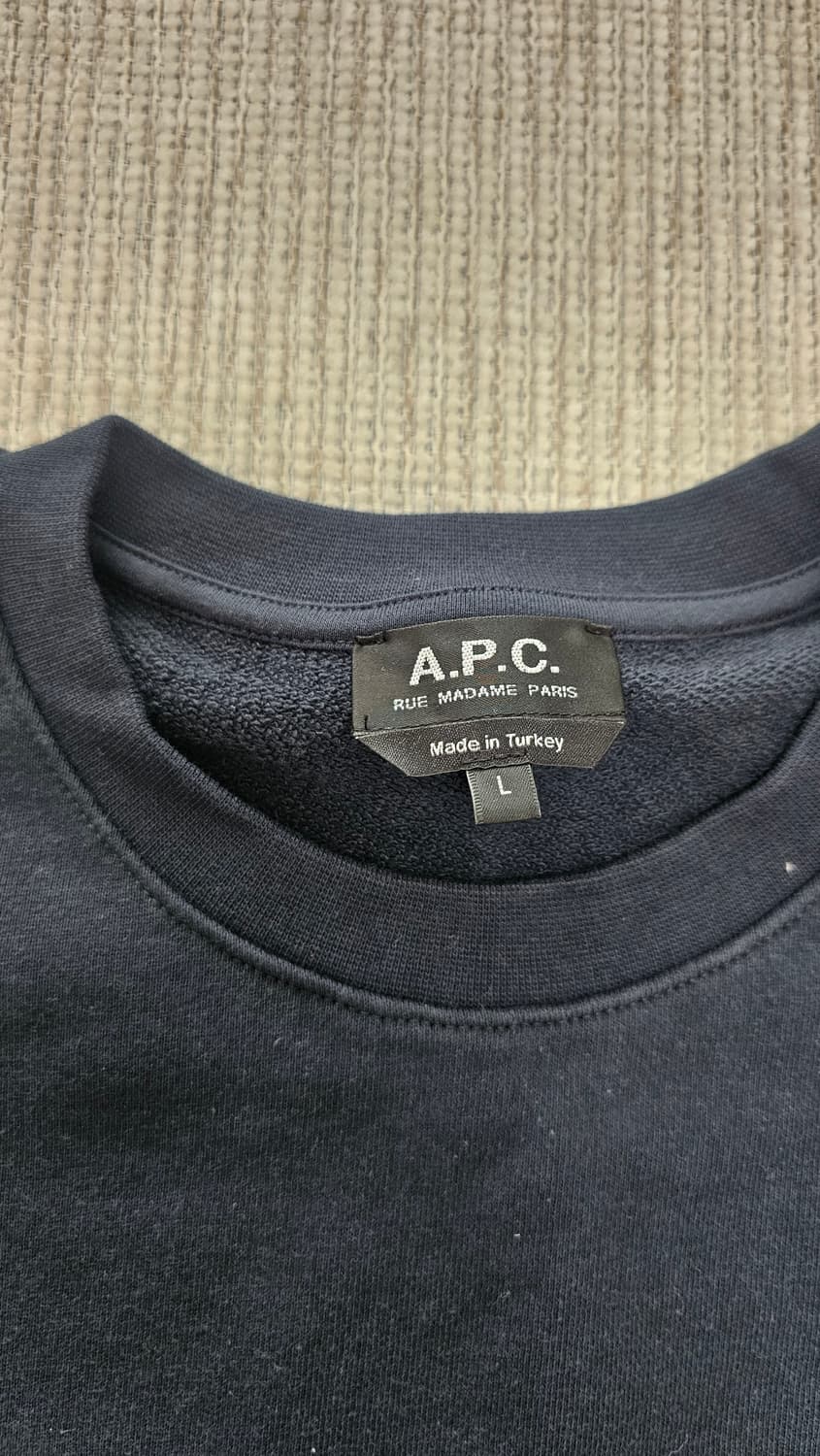 아페쎄 곤색 맨투맨 L (텍제거만한 새상품) 상품이미지5