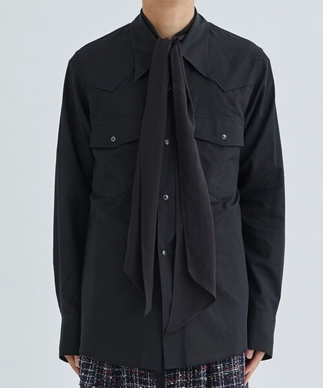 BED J.W. FORD 레이어드 웨스턴 셔츠 상품이미지2