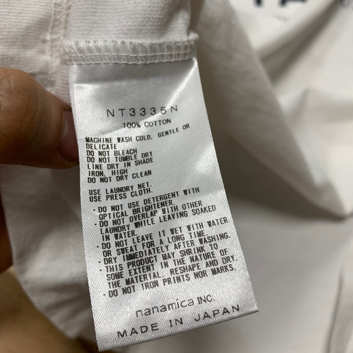 L)노스페이스 퍼플라벨 나나미카 백프린팅 반팔티 상품이미지6