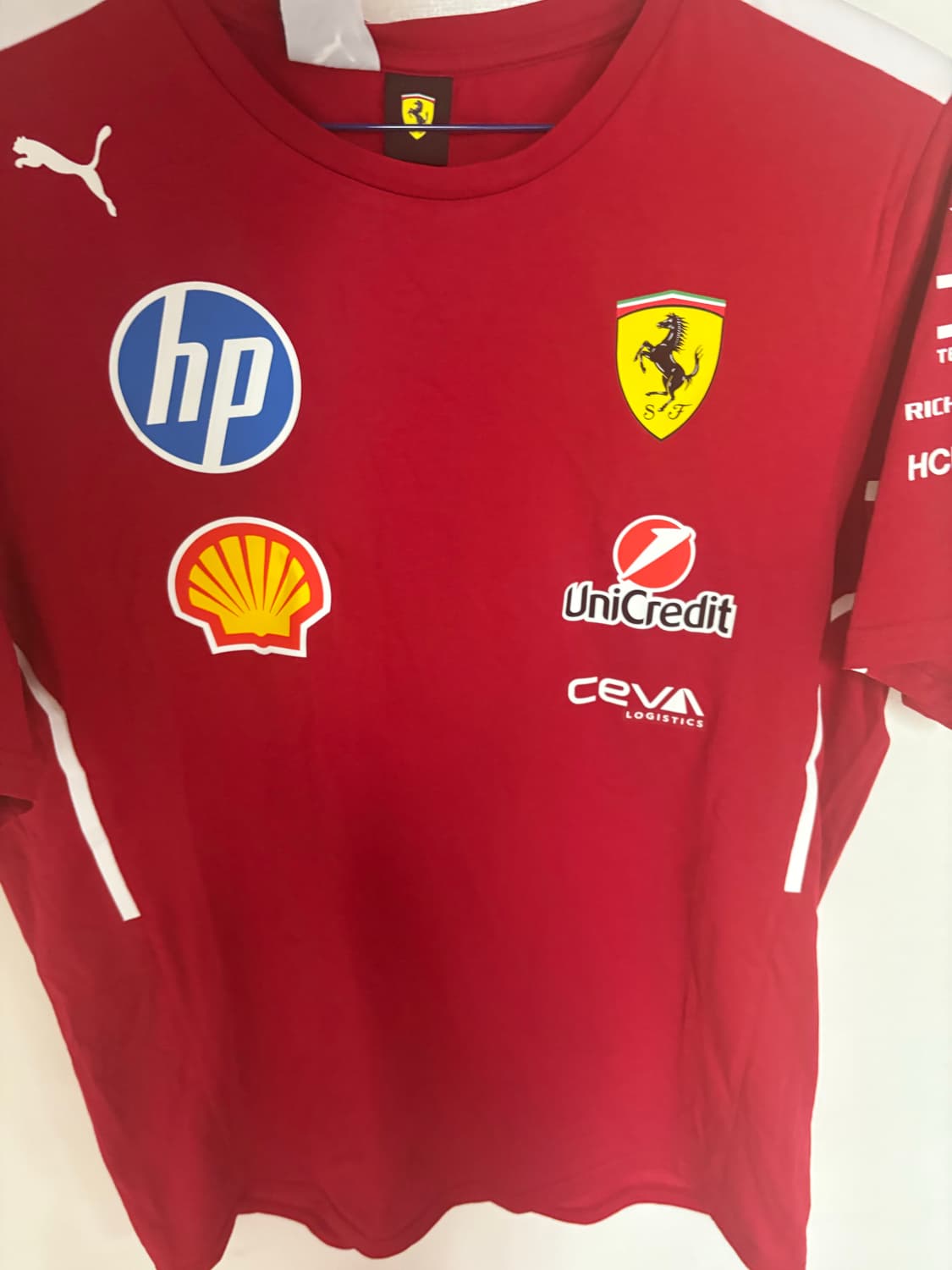 페라리 유니폼 미사용 새상품 (정품) 상품이미지1