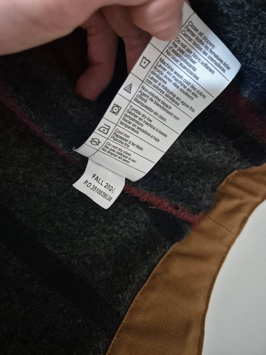 칼하트 디트로이트 자켓 해밀턴 브라운 M 상품이미지5