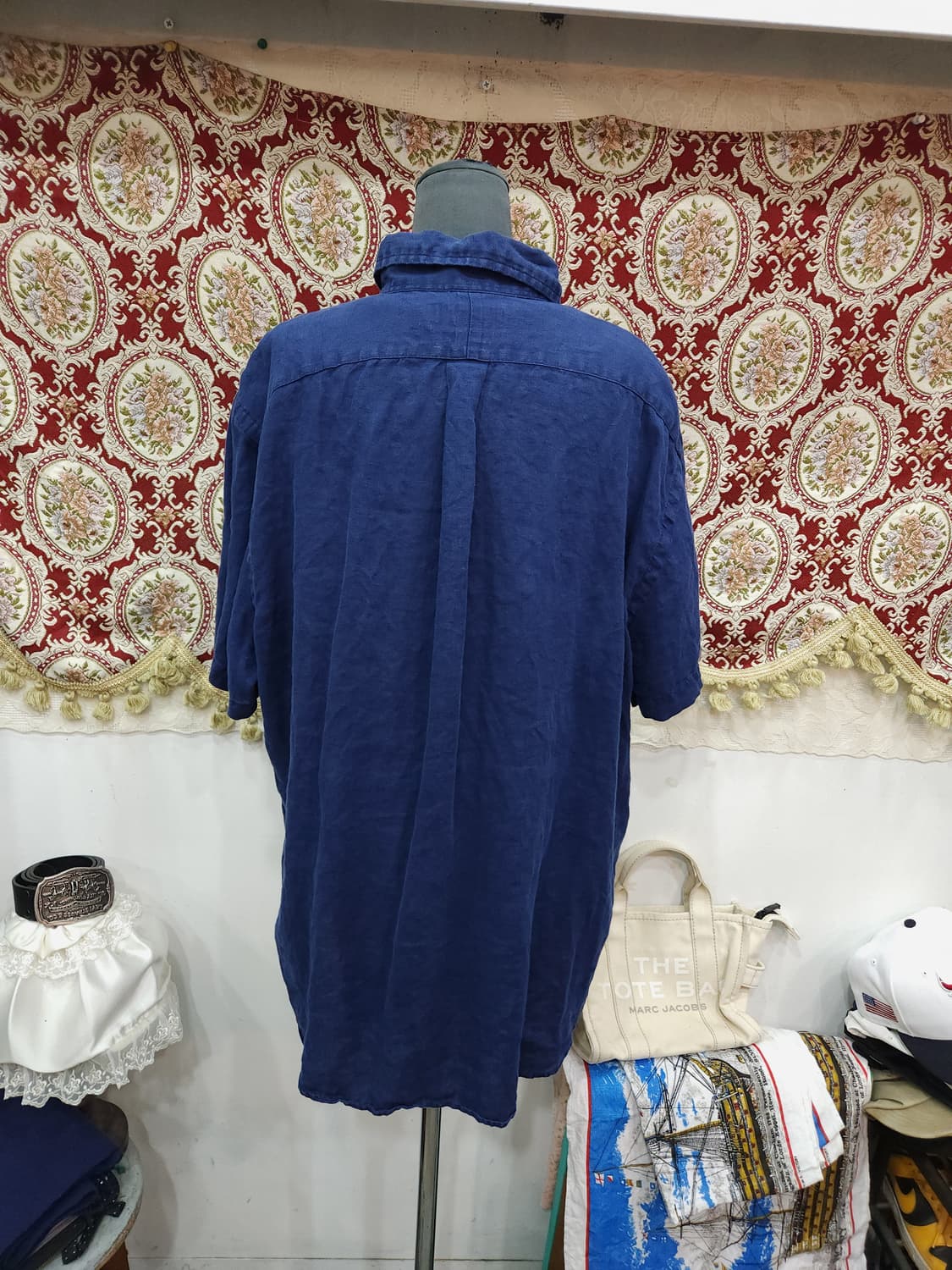 폴로 랄프로렌 네이비 린넨 반팔 셔츠

 상품이미지6