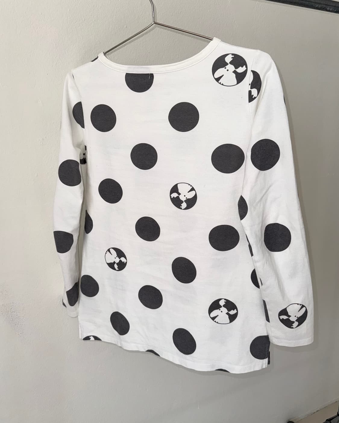 빈티지 도트 티셔츠 상품이미지3