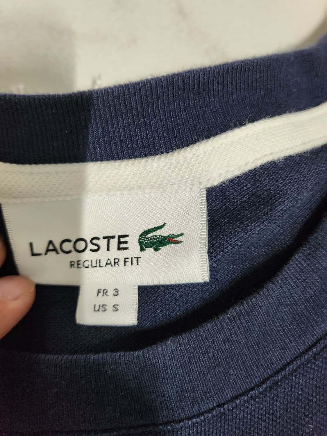 Lacoste Big logo Cushion patch tshirt 상품이미지2
