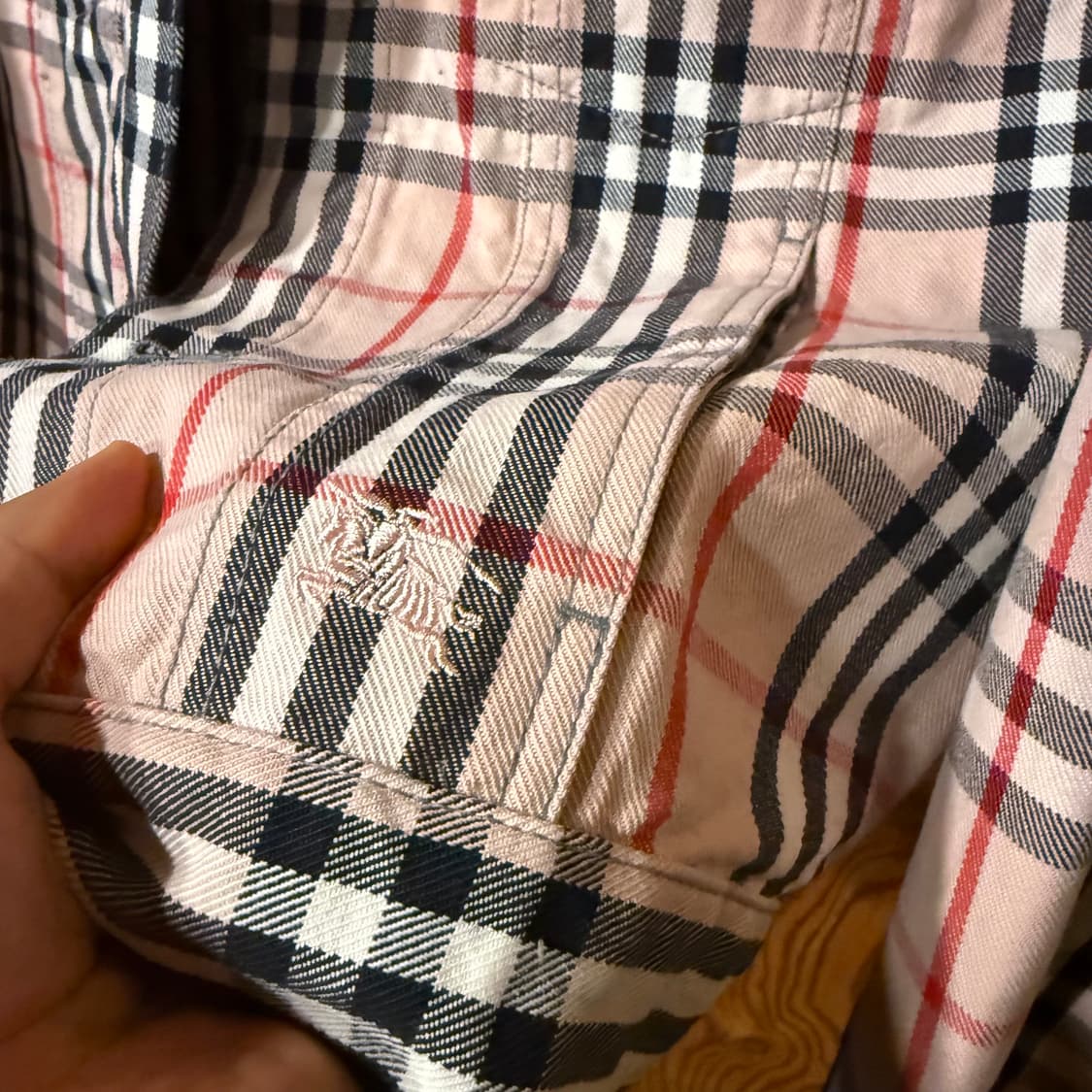 버버리 x 슈프림 콜라보(슈버리) 트러커 자켓 판매 합니다. 상품이미지5